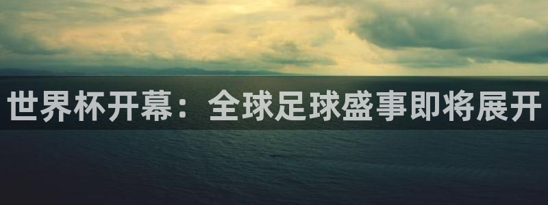 女足世界杯赛程:世界杯开幕:全球足球盛事即将展开